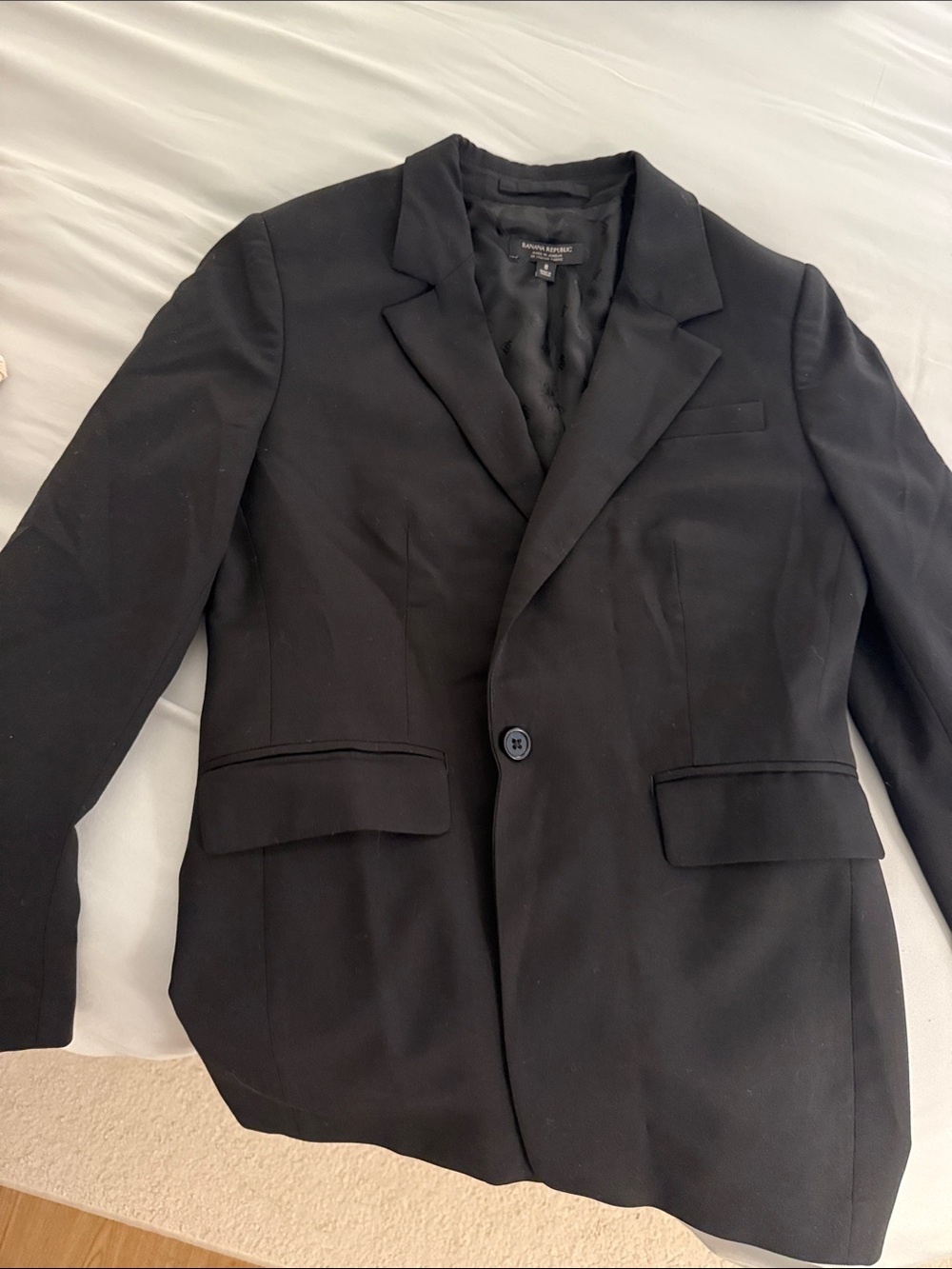 Banana Republic Black Women's Single-Button Blazer